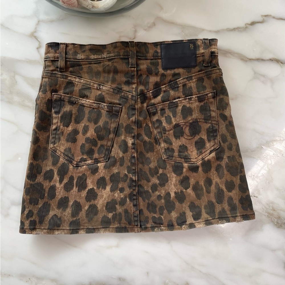 R13 High Rise Mini Skirt🐆😎 - Picture 14 of 14
